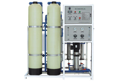 FRP前フィルター タンク、300LPH ROの水処理装置が付いている2つの段階RO水清浄器